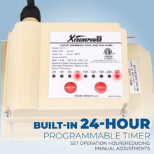 Load image into Gallery viewer, Powerful 3120 GPH Pool Pump - 1/2HP with Easy Monitoring Lid &amp; Energy Savings