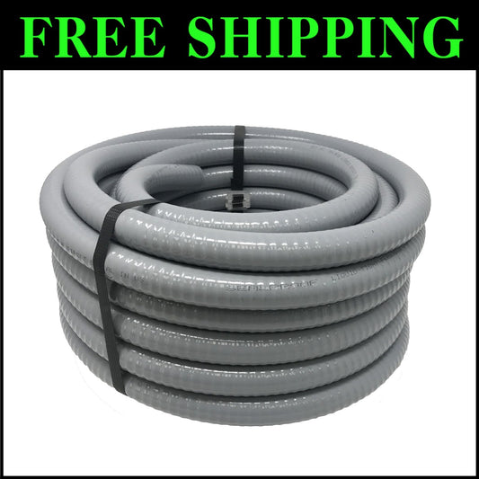Flexible 100ft Non-Metallic Electrical Conduit, 3/4" Diameter, Easy Install
