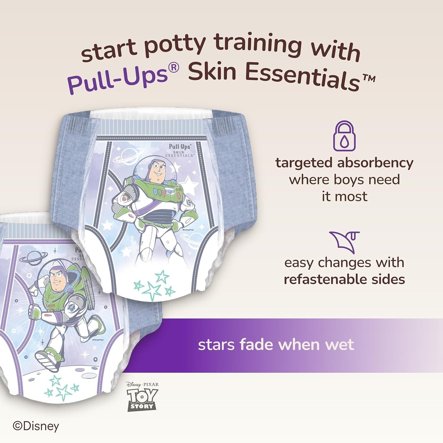 Hypoallergenic Boys' Potty Training Pants, 3T-4T, 68 Ct - Skin-Friendly Comfort
