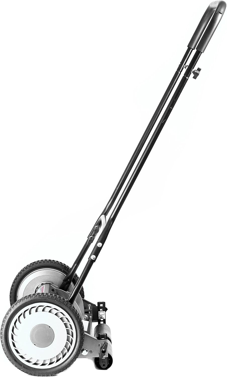 Sustainable 5-Blade Push Reel Mower - Adjustable Cutting Height for Lawn Care