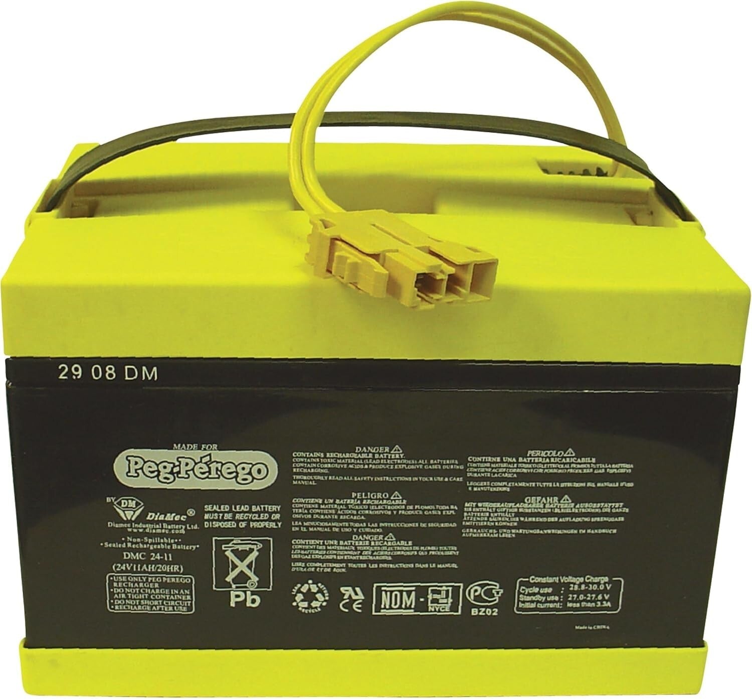 High Capacity Sealed Battery for 24V Vehicles - Quick Connect Convenience