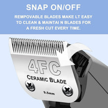 Load image into Gallery viewer, Lightweight Ceramic &amp; Stainless Steel Clipper Blades - Ideal for Smooth Grooming