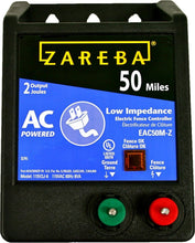 Load image into Gallery viewer, 50 Mile AC-Powered Electric Fence Charger - Durable Low Impedance Energizer