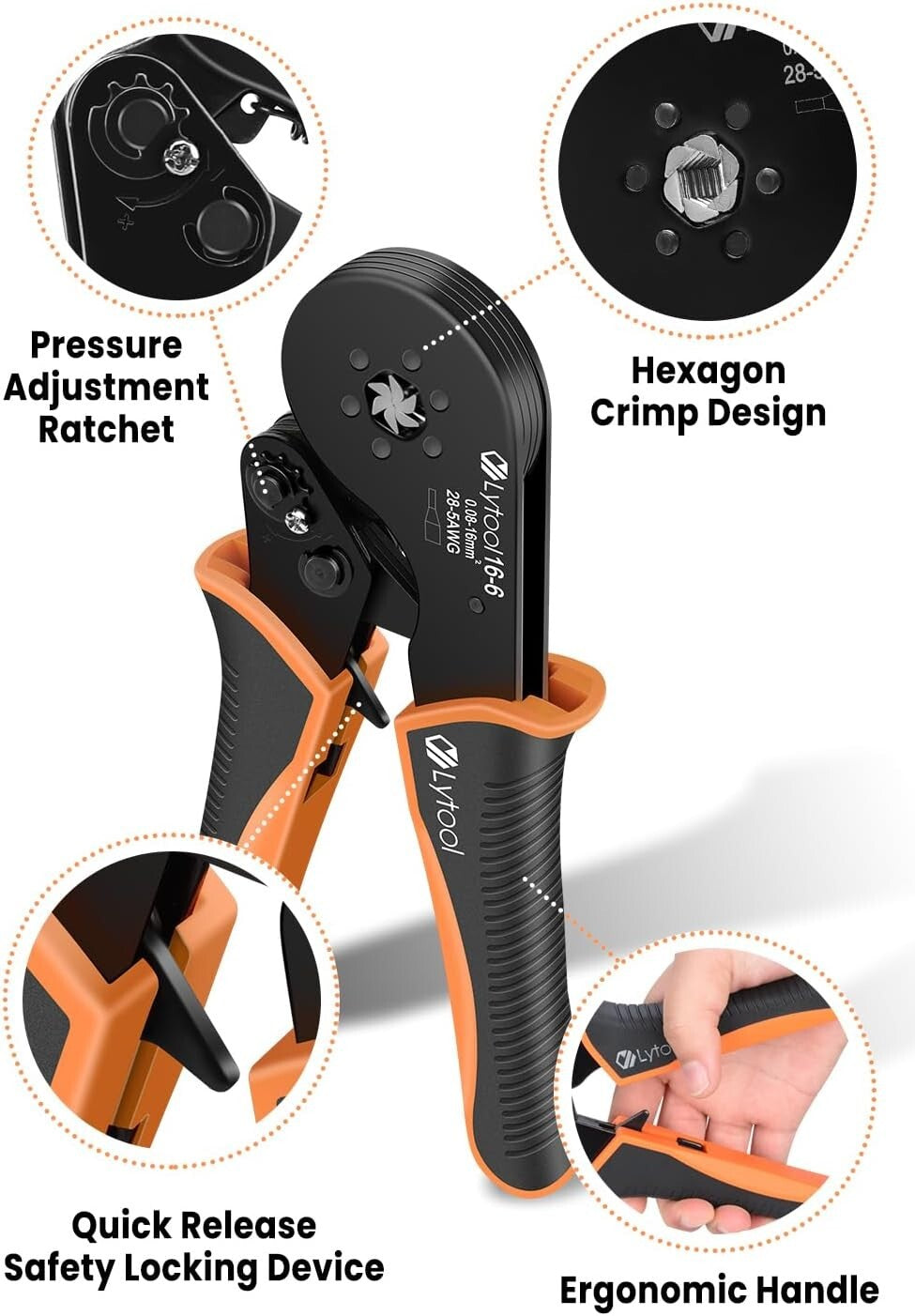 Precision Wire Ferrule Crimping Tool Kit - 1200 PCS Ferrule Connectors Included