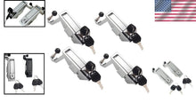 Load image into Gallery viewer, Secure Your Boat with 4 Silver Flush Mount Compression Latch Locks - Key Locking