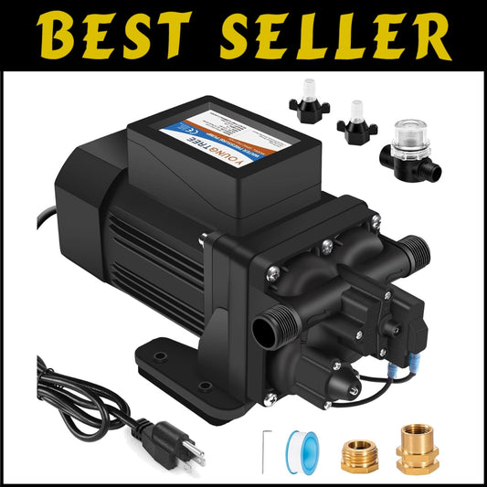 Professional-Grade Water Pump - 110V, 6.0 GPM, Perfect for Home & Industrial Use