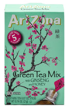 Load image into Gallery viewer, Low-Calorie Green Tea Stix with Ginseng - Mixed Flavors, Quick Refreshment Pack