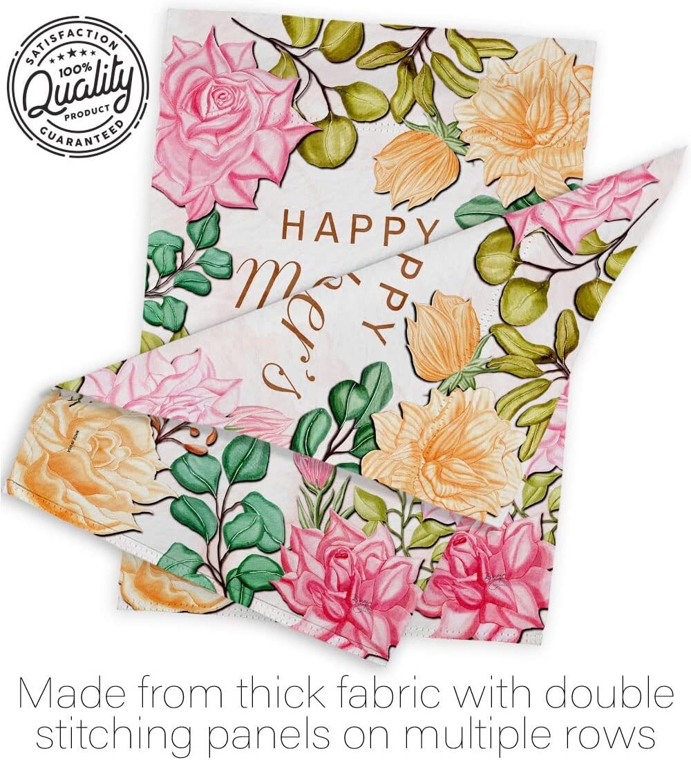 Vibrant Double-Sided Mother's Day Garden Flags - Eco-friendly & Durable