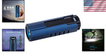 Load image into Gallery viewer, 4000 Lumens EDC Flashlight, Rechargeable Ultra-Bright Compact Torch Royal Blue