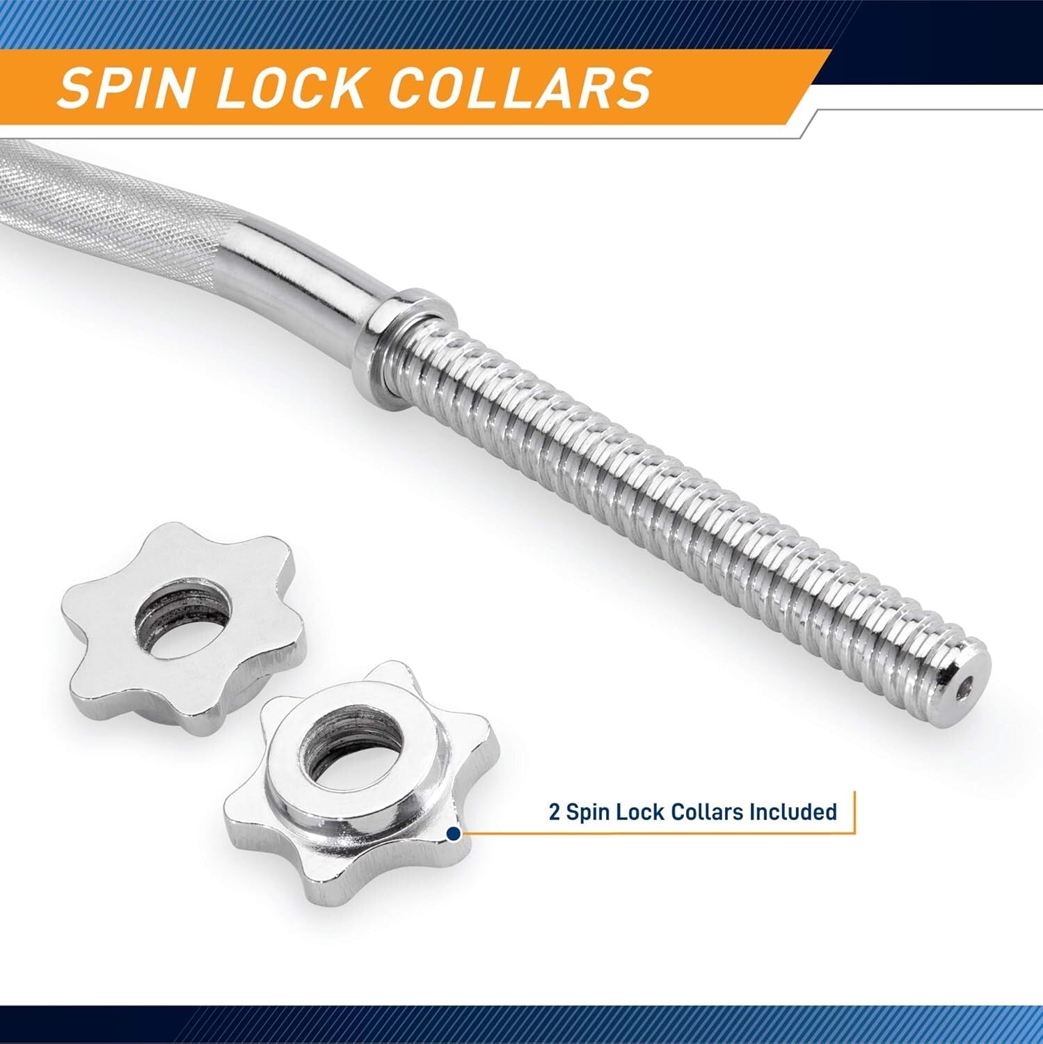 Compact 12 lb Curl Bar with 200 lb Capacity - Perfect for Strength Training