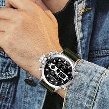 Load image into Gallery viewer, Stylish Men's Tactical Sports Watch - Waterproof with Scratch-Resistant Glass