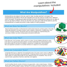 Load image into Gallery viewer, STEM-Ready Math Manipulatives Kit for Grades K-2 - 292 Pieces for Home Learning