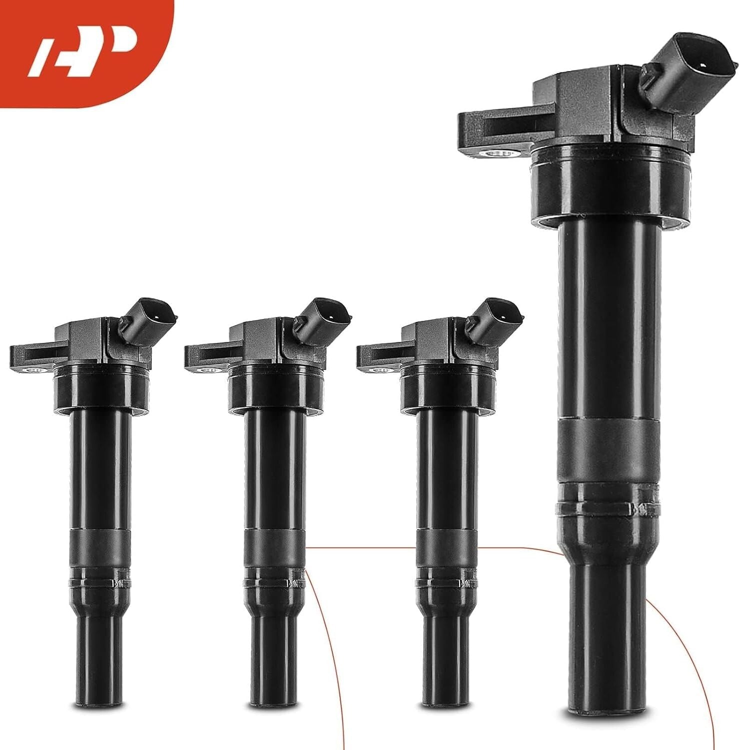 Durable Ignition Coil Pack Set for Kia Soul & Forte Models - High Performance