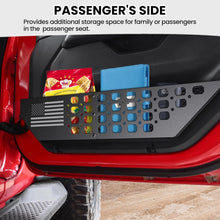 Load image into Gallery viewer, Optimized Door Organizer Storage for Jeep Wrangler JL &amp; Gladiator JT (Flat Flag)