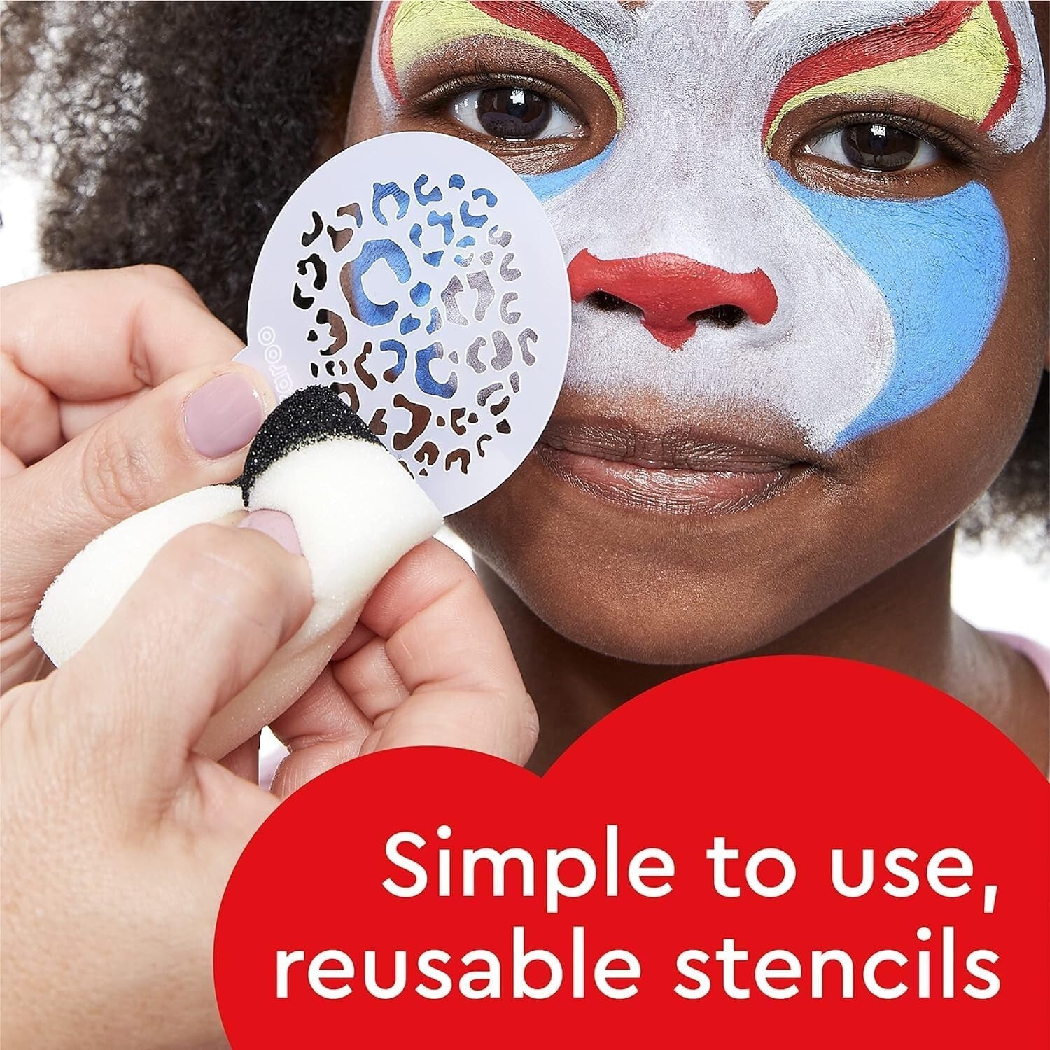 High-Quality 8-Color Face Paint Palette - Non-Toxic & Easy to Remove with Soap