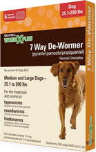 Load image into Gallery viewer, All Life Stages SENTRY 7 Way Dewormer for Large Dogs - Easy Chewable Tablets