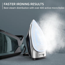 Load image into Gallery viewer, Heavy-Duty Clothes Steamer with Enhanced Safety Features &amp; 400 Microsteam Holes
