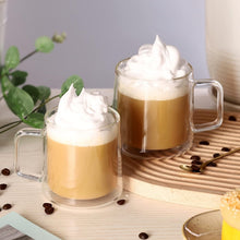Load image into Gallery viewer, Stylish 12oz Clear Double Wall Espresso Mugs - Elegant Coffee Set for Gifting
