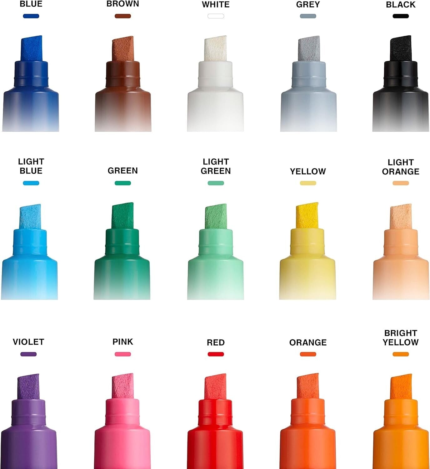 15 Count Uni Paint Markers with Bold Tips – Perfect for Creative Expression