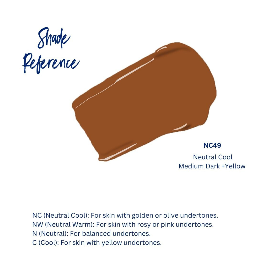 Best Bronze Waterproof Tattoo Cover-Makeup - Full Coverage Body Foundation NC49