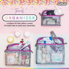 Load image into Gallery viewer, Leak-Proof Toiletry Bag Set of 3 - Waterproof Travel Organizers for Essentials