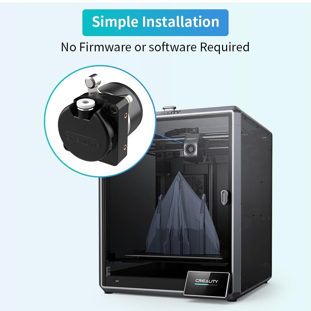 High-Performance K1 Extruder with Enhanced Filament Control & 1-Year Warranty