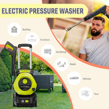 Load image into Gallery viewer, Compact 4800 PSI Pressure Washer with Foam Tank &amp; 25ft Hose for Outdoor Cleaning