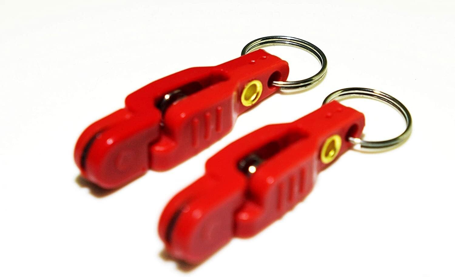 Corrosion-Resistant 25 Red Drop Shape Fishing Clips for Outriggers & Downriggers