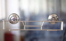 Load image into Gallery viewer, Premium Stainless Steel Shower Caddy Set with Hooks - Easy Suction Installation
