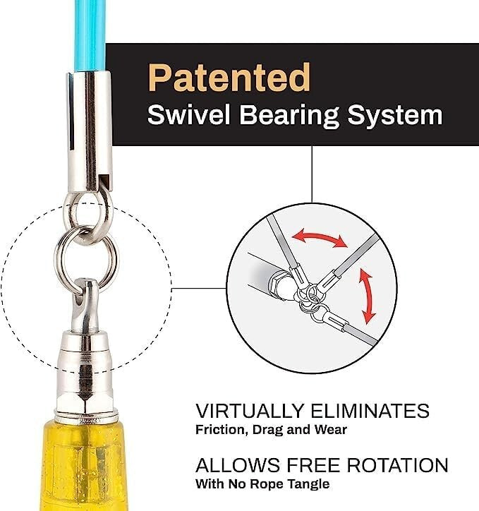 Durable 9' PVC Jump Rope with Ergonomic Handles for Ultimate Endurance Training