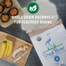 Load image into Gallery viewer, Bulk Organic Buckwheat Flour (25 lbs) - Versatile for Bread, Scones, and More