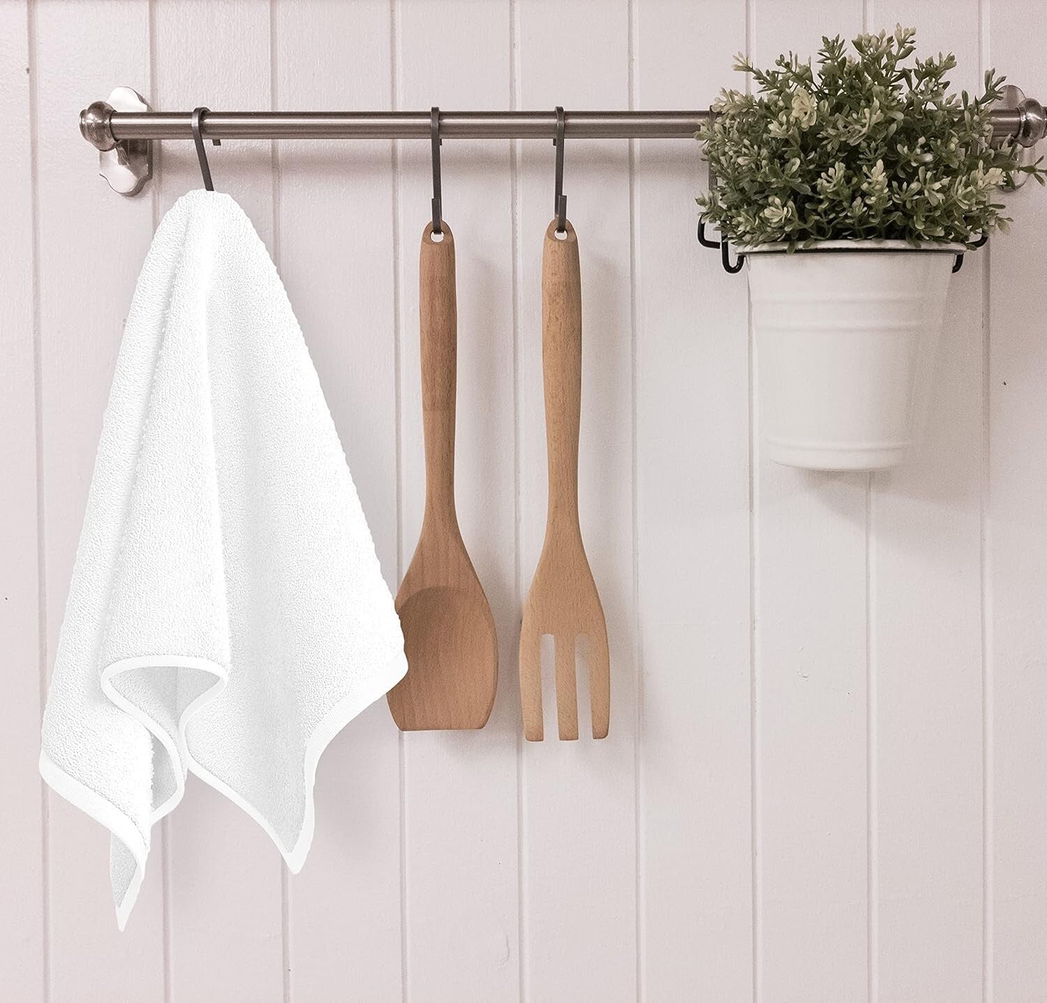 Basic 60 Count Hand Towels - Soft & Durable White 15x25 for Everyday Use