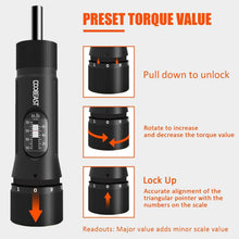 Load image into Gallery viewer, High Accuracy Torque Screwdriver Set with Sound Signal - 49 Pcs for Maintenance