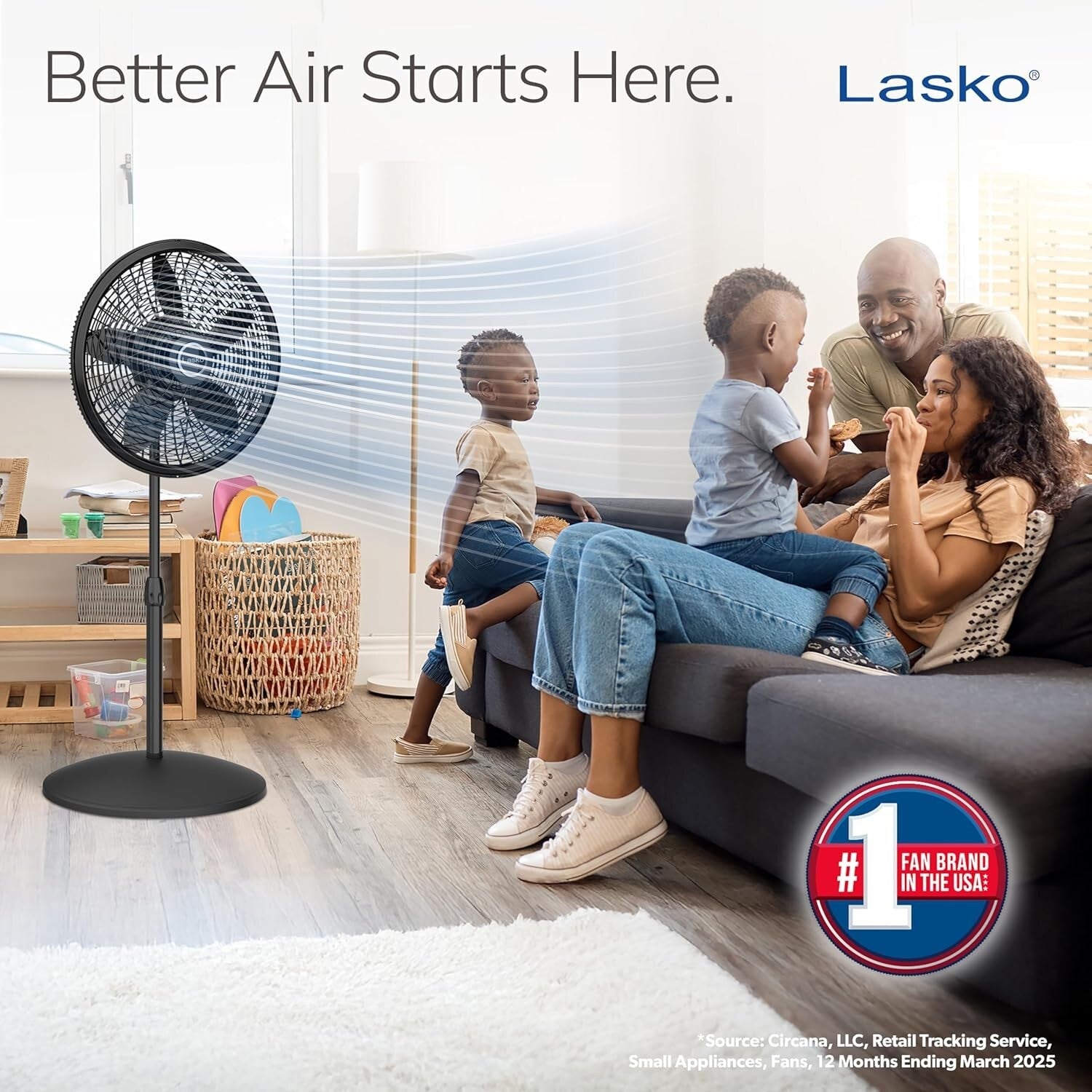 Energy-Efficient Oscillating Fan with Adjustable Height for Modern Living