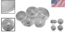Load image into Gallery viewer, 5-Piece Low Noise Cymbal Set for Beginners - Stainless Steel Construction