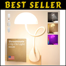Load image into Gallery viewer, Shroommate 3-in-1 Clip-On Bedside Lamp - Multi-Color LED Night Light for Kids