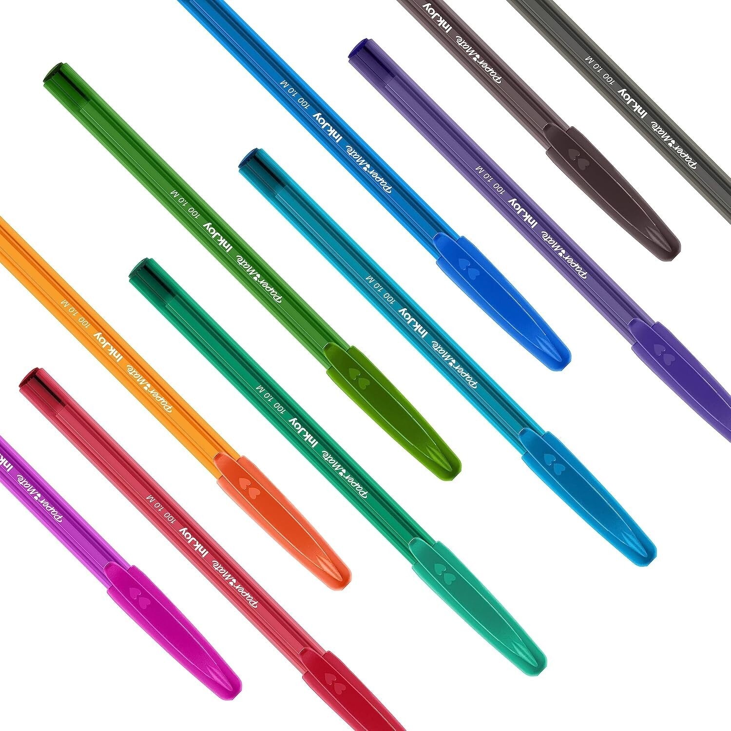 Pack of 100 InkJoy Ballpoint Pens - Black, Medium Tip 1.0mm with Smooth Ink Flow