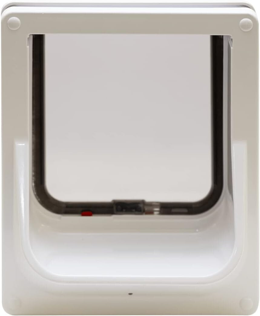 Electromagnetic 4-Way-Locking Cat Flap - Secure Access for Your Feline Friend