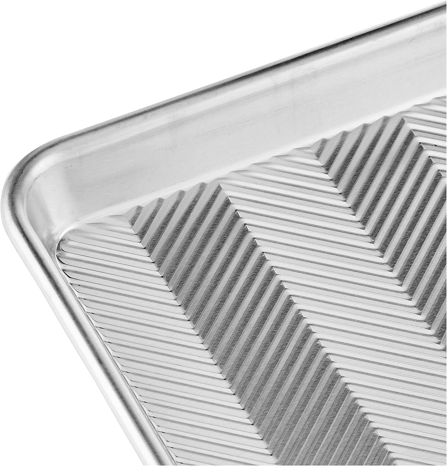 Durable Natural Aluminum Baking Pans - Half & Full Sheet for Expert Baking