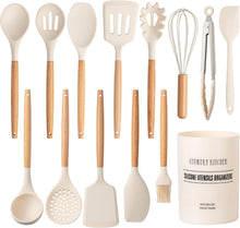 Load image into Gallery viewer, Chic 14-Piece Silicone Utensil Set - Non-Stick, BPA-Free for Modern Kitchens