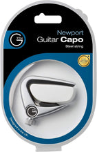 Load image into Gallery viewer, Newport Series Silver Guitar Capo - Lightweight, 6 String Acoustic Essential
