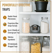 Load image into Gallery viewer, 20 Pack Double Potent Pheromone Pantry Moth Traps - Industrial Design &amp; Easy Use