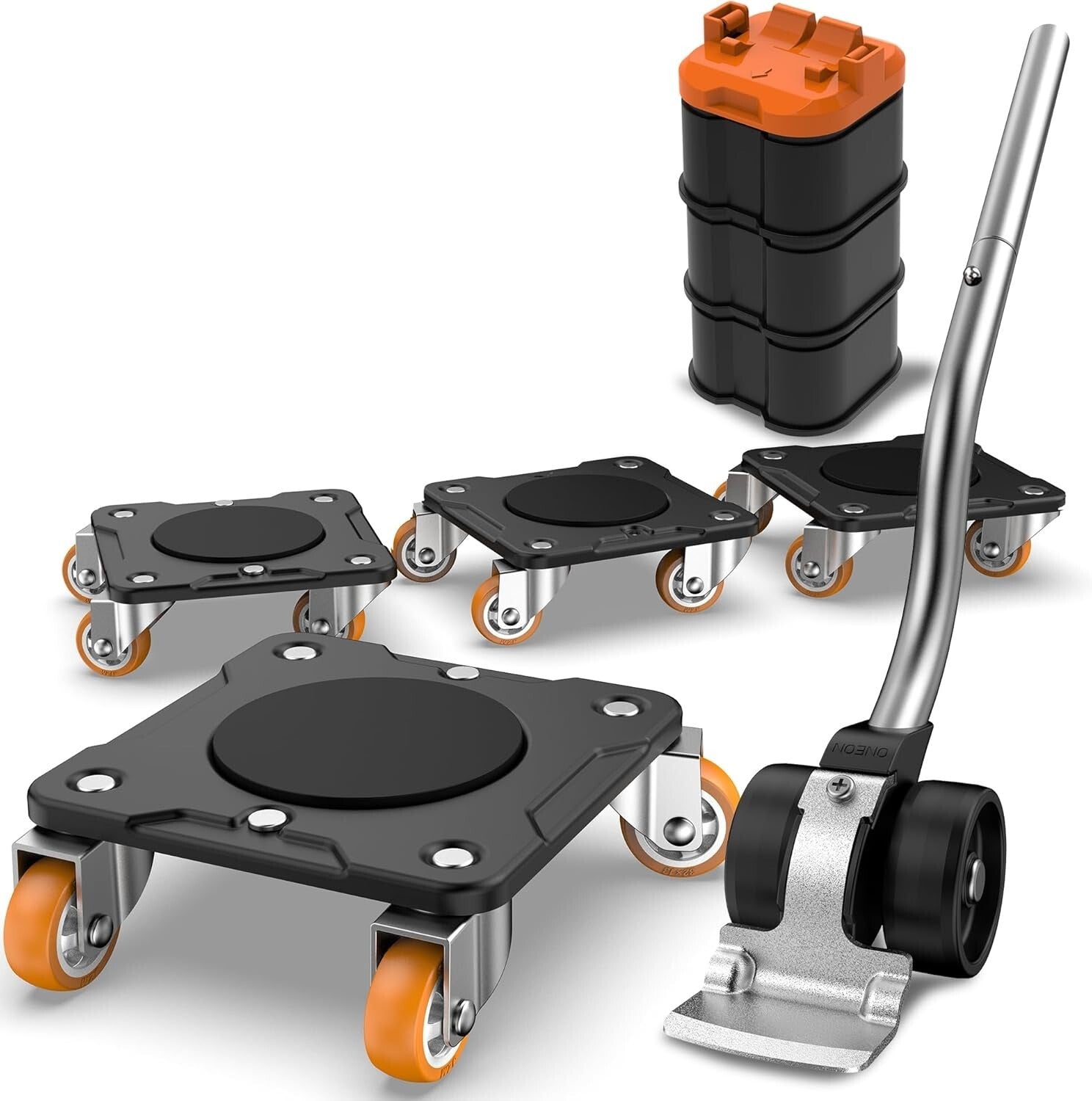 Reinforced Carbon Steel Dolly with Furniture Lifter - Innovative Moving Solution