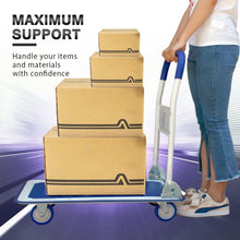 Load image into Gallery viewer, Easy-Store Heavy-Duty Dolly with 360° Wheels - Ideal for Moving &amp; Transport
