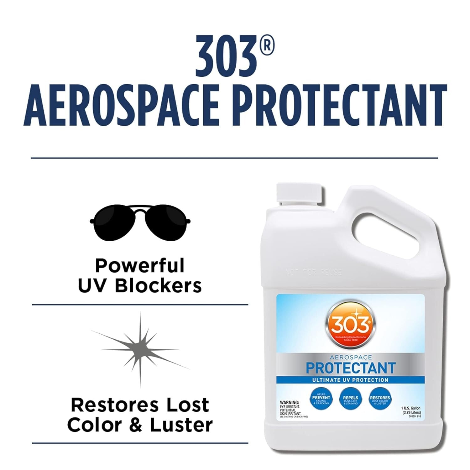 Premium 303 Aerospace Protectant Spray - Matte Finish & Long-Lasting Protection