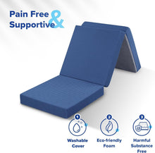 Load image into Gallery viewer, Versatile Tri-Fold Mattress and Guest Bed Solution - Cool Gel 4-Inch Comfort