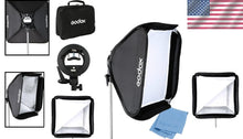 Load image into Gallery viewer, Portable 32" x 32" Softbox with Adjustable Speedlite Bracket for Light Control