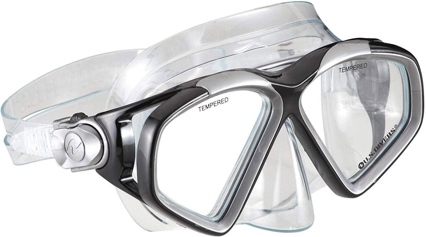 Premium Cozumel Snorkeling Mask, Seabreeze II Snorkel & Comfortable Fins