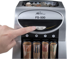 Load image into Gallery viewer, Efficient One-Row Coin Sorter with Patented Anti-Jam Tech and Overflow Tray