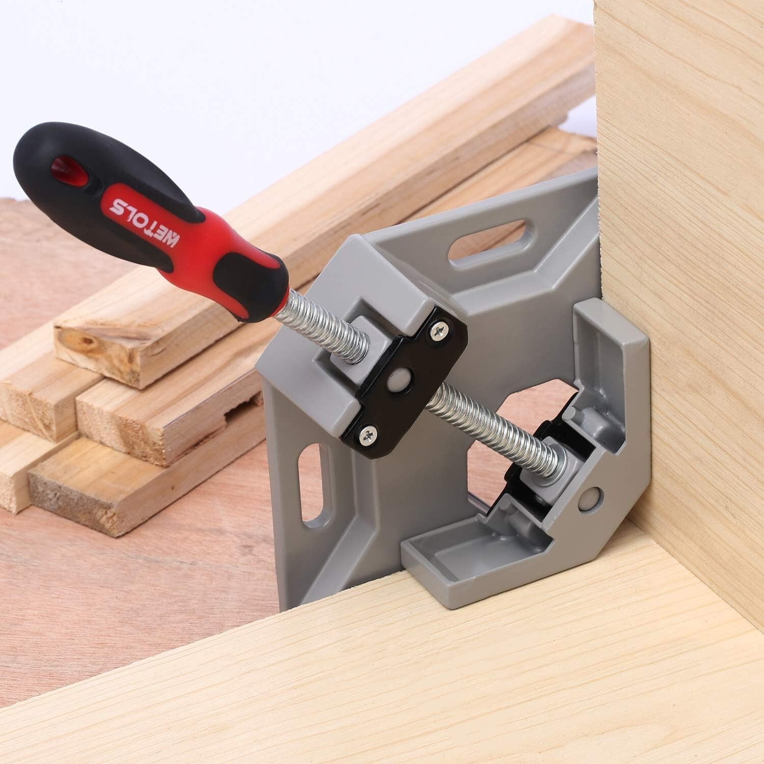 Adjustable 90° Right Angle Clamps - Perfect for DIY Projects & Professional Use